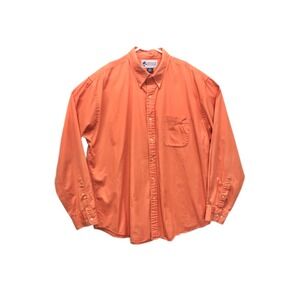 New England Gentleman Button Down Men's‎ Size XL 17-17.5 100% Cotton Shirt